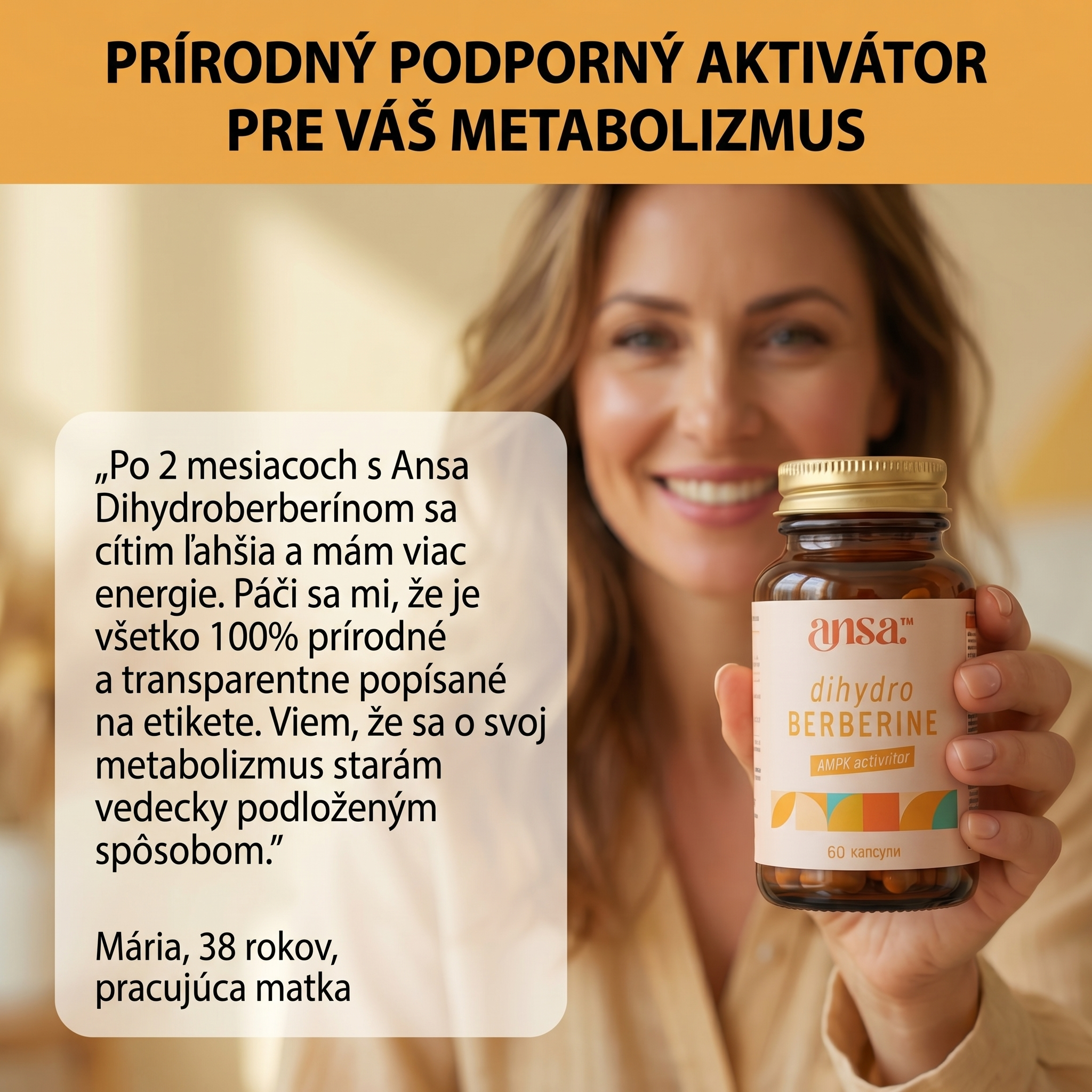 Prirodzený podporný aktivátor pre Váš metabolizmus