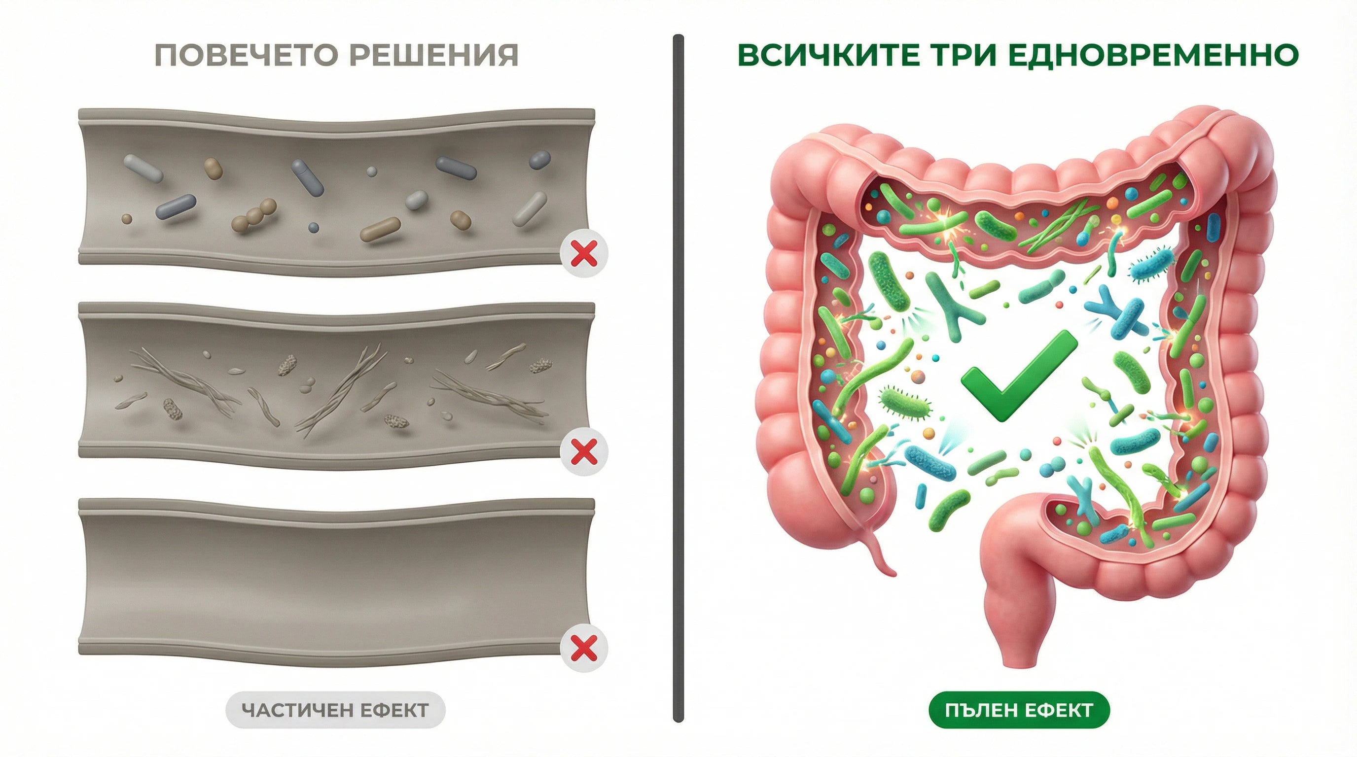 Трите неща за възстановяване на микробиома
