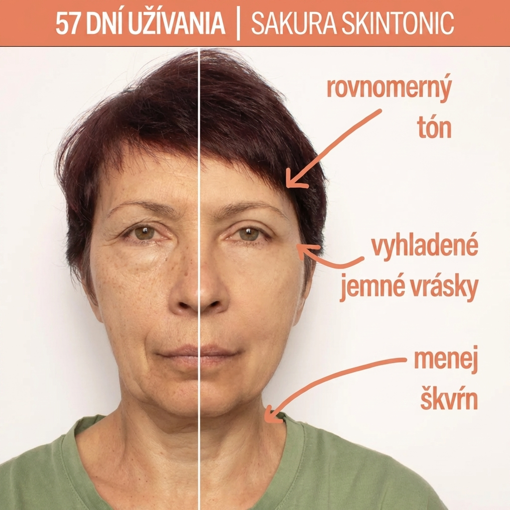 57 dní užívania - výsledok Sakura SkinTonic
